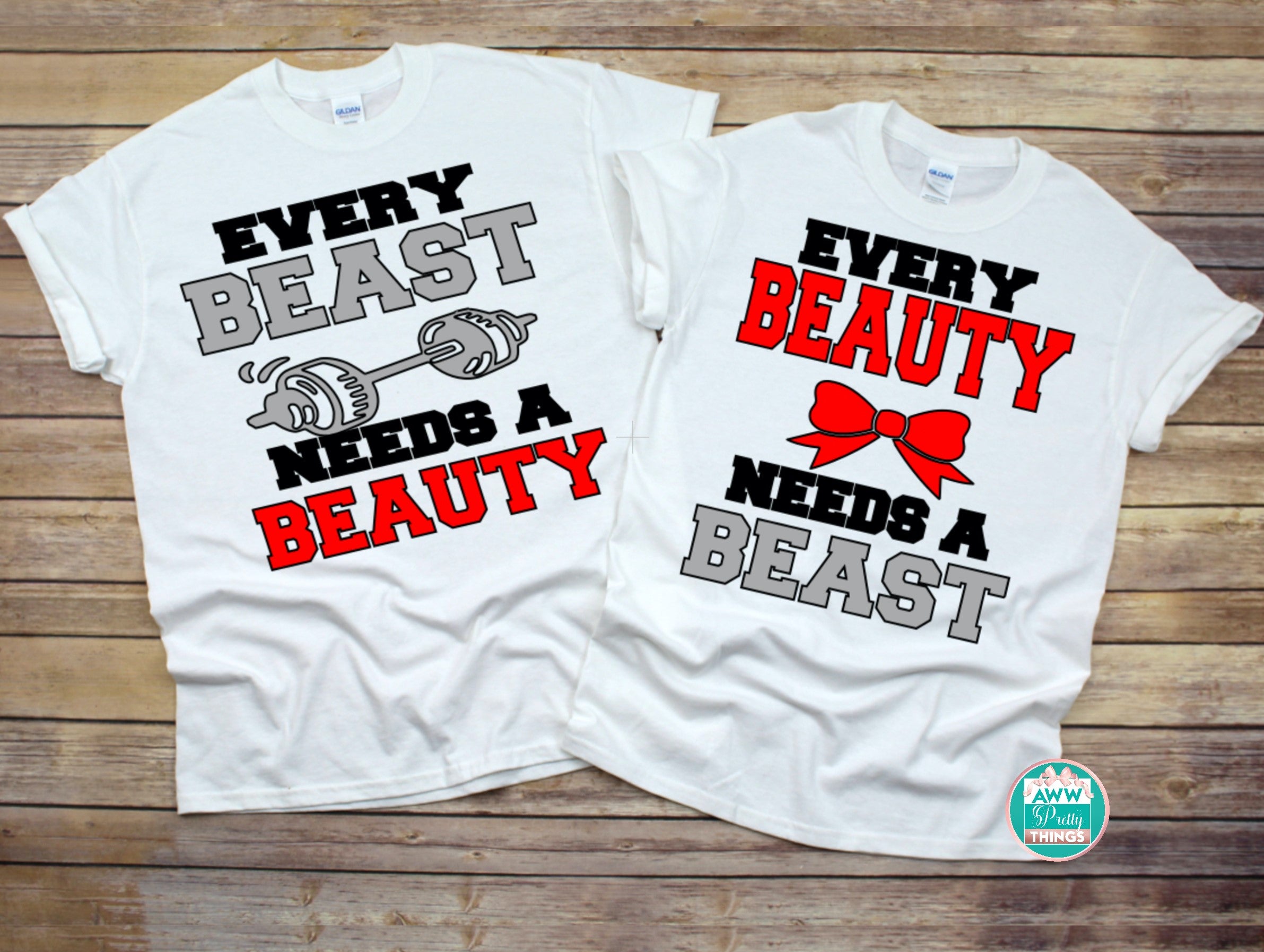 Beauty Beast Needs Couples Shirts – AwwPrettyThings